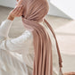 Premium Jersey Hijab - Light Mink