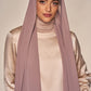 Metallic Underscarf - Brushed Platinum
