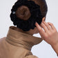 Small Velvet Shaping Scrunchie – Black