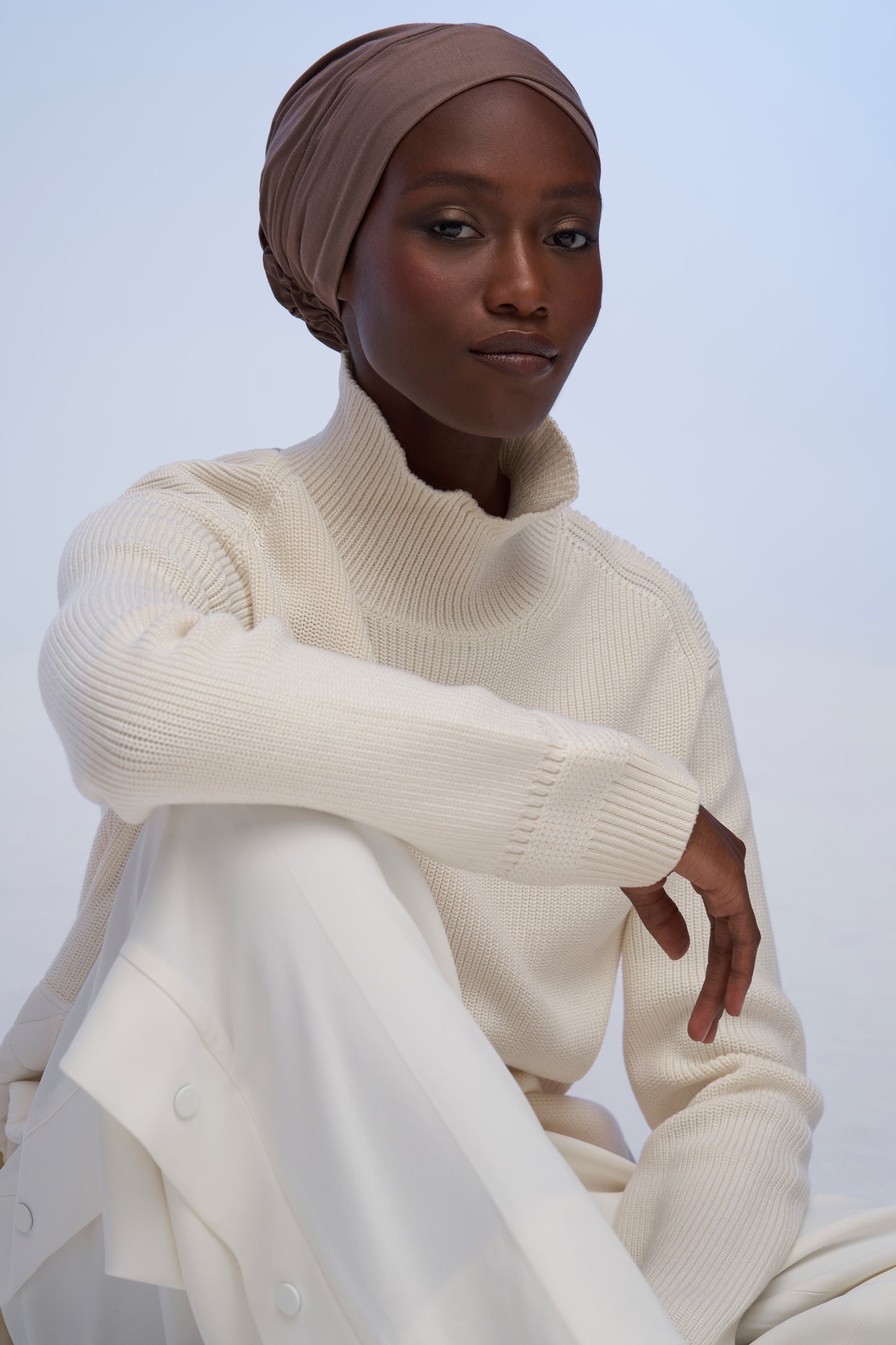 Criss–Cross Underscarf - Mushroom