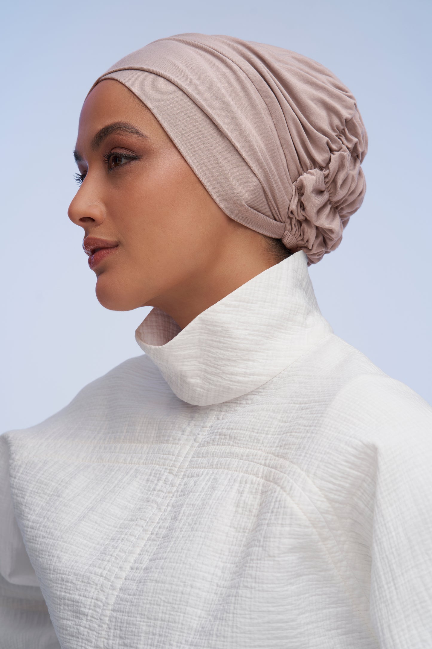 Criss–Cross Underscarf - Mink