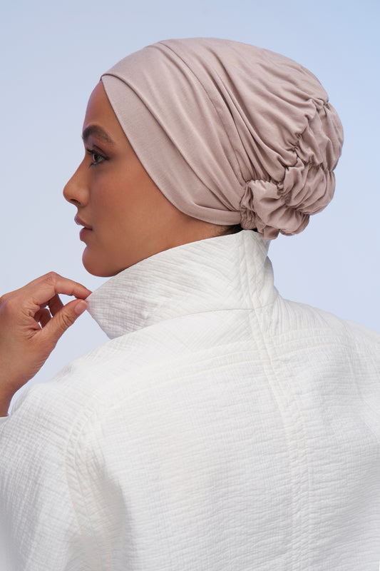 Criss–Cross Underscarf - Mink