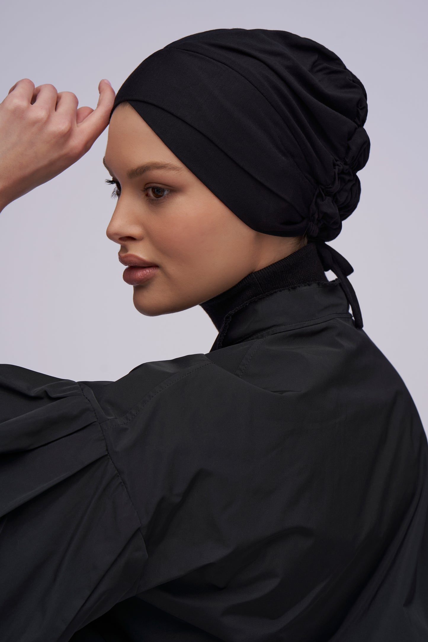 Criss–Cross Underscarf - Black