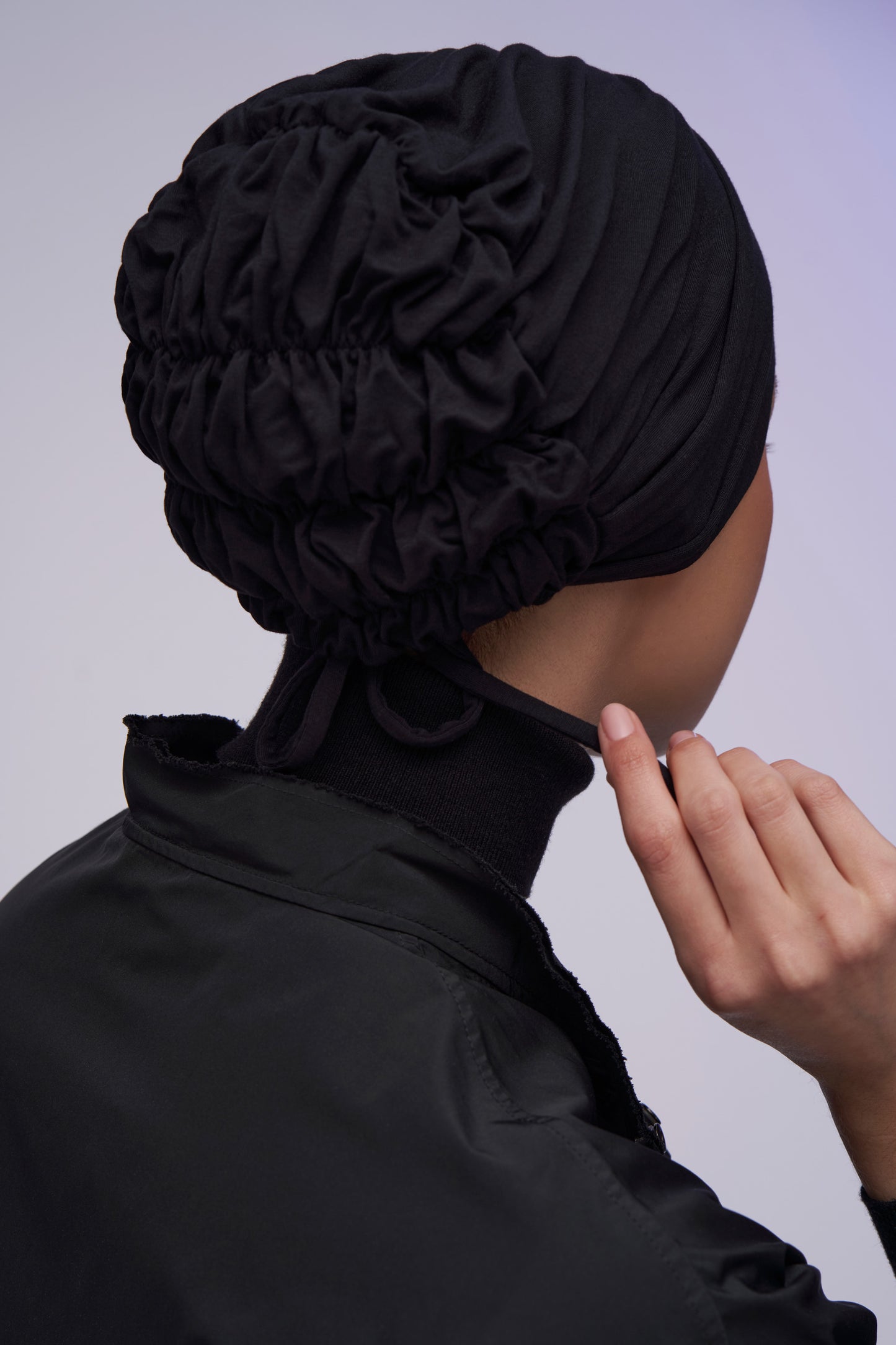 Criss–Cross Underscarf - Black