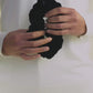 Small Velvet Shaping Scrunchie – Black
