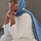 Premium Jersey Hijab - French Blue