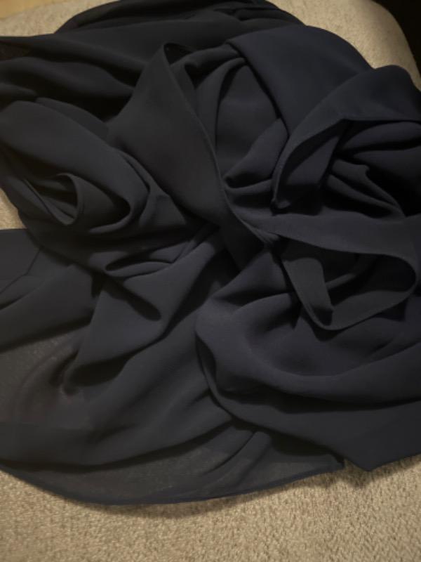 Everyday Chiffon Hijab - Navy - Customer Photo From zainab n.