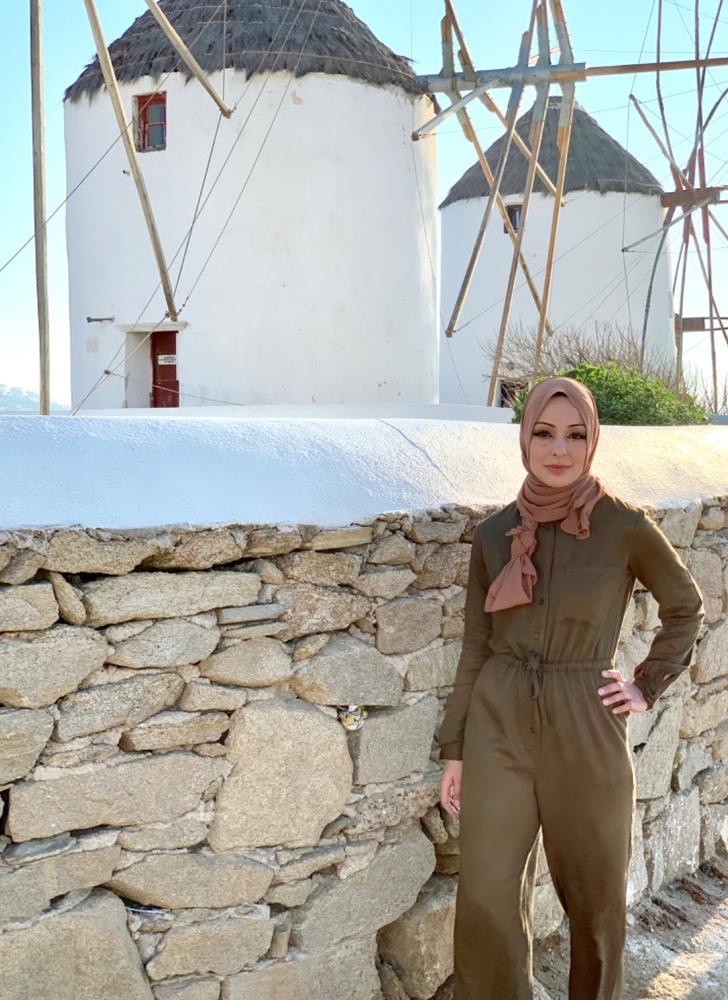 Everyday Chiffon Hijab - Rosewood - Customer Photo From Saira K.