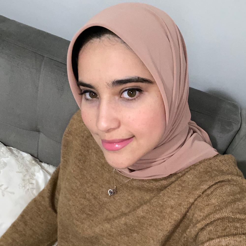 Everyday Chiffon Hijab - Rosewood - Customer Photo From Nada Helmy