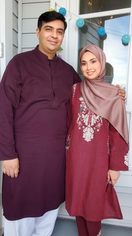 Perfect Satin Hijab - Rose Taupe - Customer Photo From Naveed Aizad