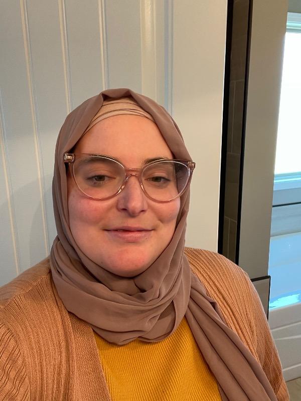 Criss–Cross Underscarf - Mink - Customer Photo From Amy F.