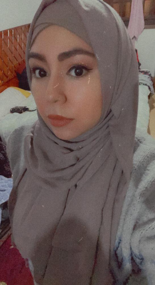 Criss–Cross Underscarf - Mushroom - Customer Photo From Mell A