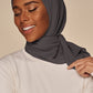 Everyday Chiffon Hijab - Gunmetal