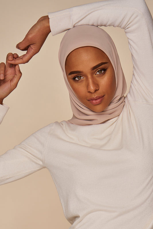 Everyday Chiffon Hijab - Light Mink