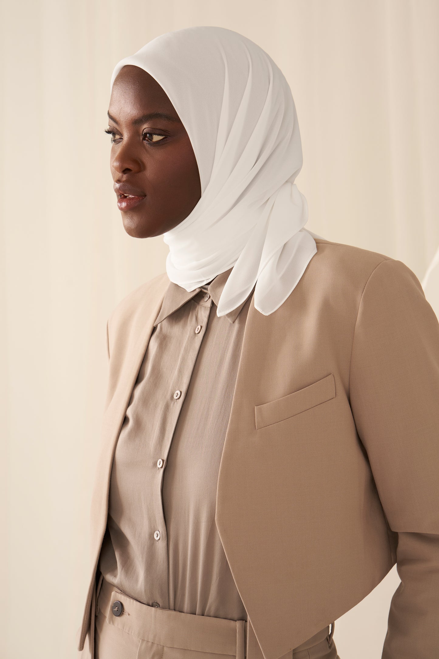Everyday Chiffon Hijab - Winter White
