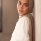 Premium Jersey Hijab - Khaki